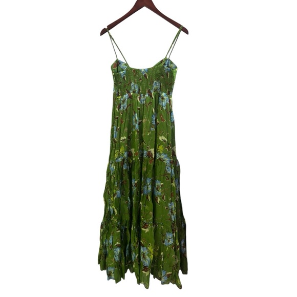 NWT Alemais Hotel Lamu Midi Dress Green 8 - Picture 13 of 15